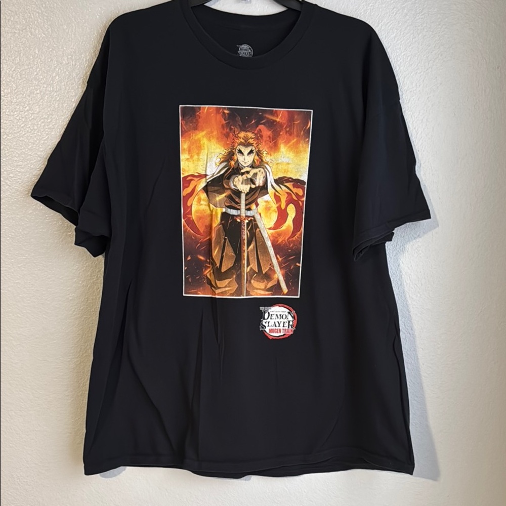 Demon Slayer Anime Black Short Sleeve Tee